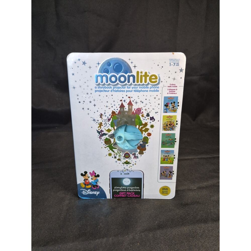Disney Moonlite Special 5-Storybook Gift Pack Projector for Smartphones Perfect